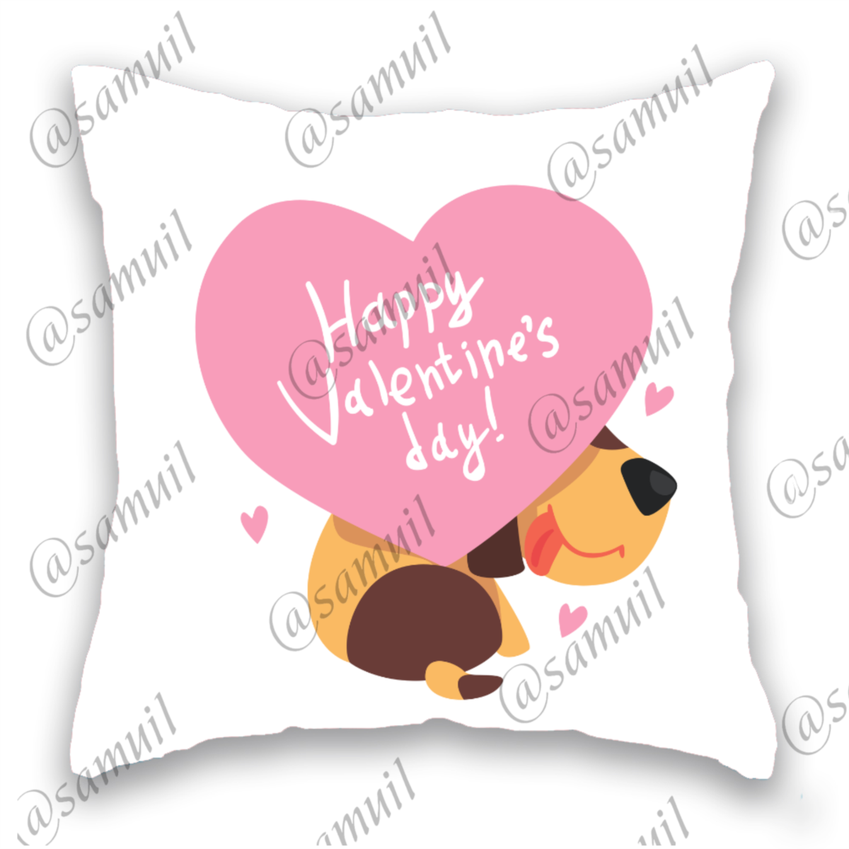  подушка З Днем Валентина,  З Днем Святого Валентина,  14 лютого, 14 февраля